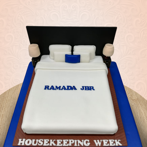RAMADA JBR 3D Corporate Cake  by Bake N More Factory Dubai