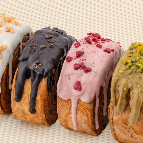 A bold new pastry trend crafted with precision by Bake N More Factory, the New York Croissant combines the rich buttery layers of a French croissant with the stylish cube shape loved by dessert enthusiasts