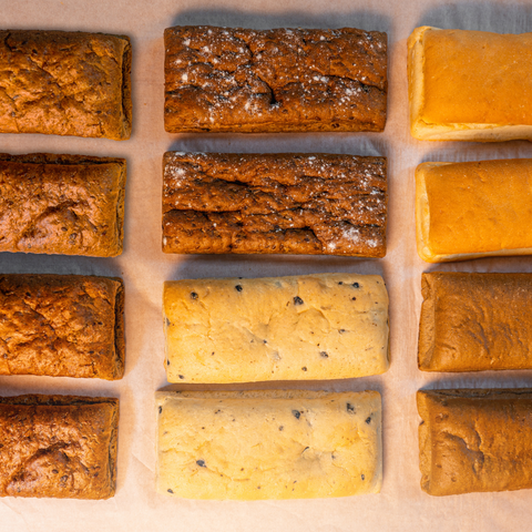 Par-baked artisan breads with crisp crusts and soft, airy interiors. Designed to finish baking fresh and deliver authentic Italian texture and flavor every time.